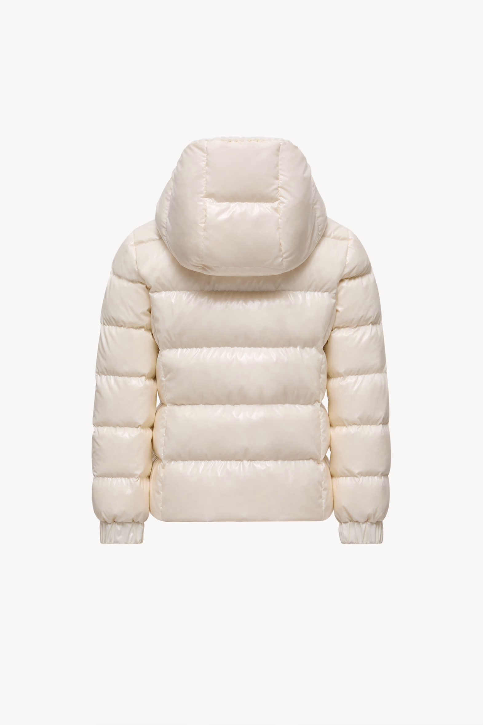 Glareins Braided Trim Hooded Down Jacket Girl White Moncler 4